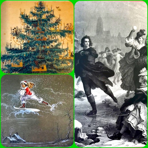 Other - 🎄Vintage Style Christmas Cards set of 3 New